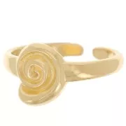 Fine shell ring - Size 54 to 56 - Fine Gold-plated x1