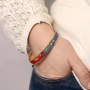 8x65mm Stainless steel 304 Band for weaving Delica 11/0 - 3 rows 5.2 mm x1