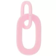 64x26mm Acetate XXL link pendant - Light pink x1