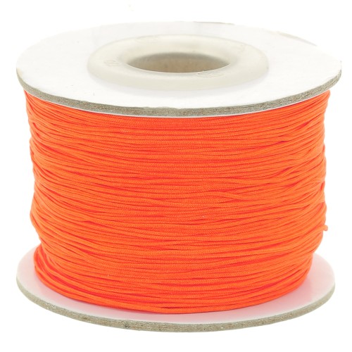 0.5mm Jade thread - Braided nylon thread - Orange x150m
