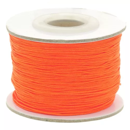 0.5mm Jade thread - Braided nylon thread - Orange x150m