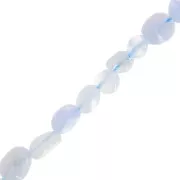 Agate - Blue Lace - 6-7mm irregular gemstone beads - Blue Chalcedony x39cm 6-7mm irregular gemstone beads - Blue Chalcedony x39cm