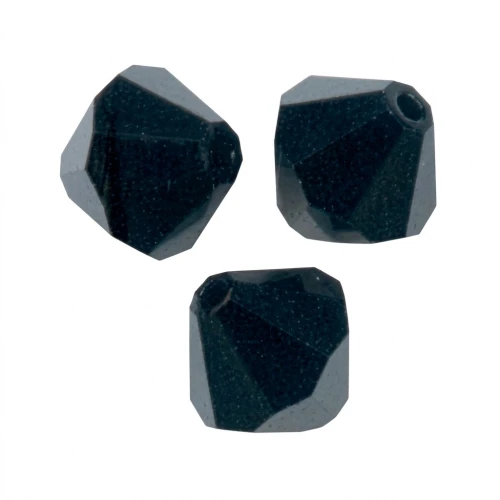 PureCrystal 5328 Crystal Bicones 3mm Jet x50