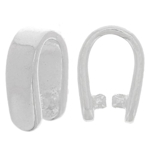 7x2.5mm 925 Sterling Silver Pendant holder x1