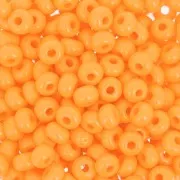 Preciosa Seed beads 6/0 4 mm - Opaque Orange x20g