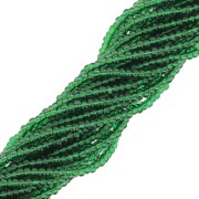 Preciosa 11/0 Charlotte cut seed beads - Transparent Green x20g