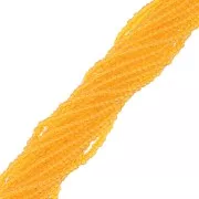 Preciosa 13/0 Charlotte cut seed beads - Transparent Light Topaz x20g