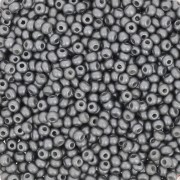 Preciosa Seed Beads 11/0 2 mm - Permalux Black x 20 g