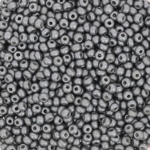 Preciosa Seed Beads 11/0 2 mm - Permalux Black x 20 g