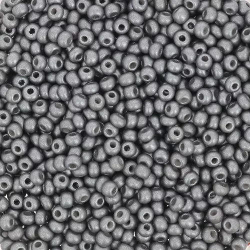 Preciosa Seed Beads 11/0 2 mm - Permalux Black x 20 g