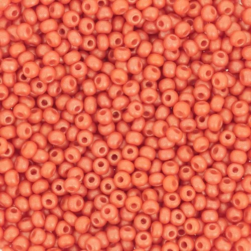 Preciosa Seed Beads 11/0 2 mm - Permalux Orange x20g