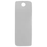 13x5mm 316L stainless steel Rectangle charm - love x1