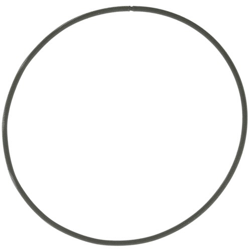 62mm 304L Stainless Steel Spring Bracelet - Guitar String Bracelet - Black x1