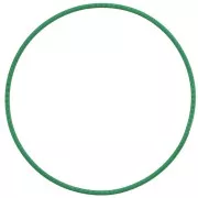 62mm 304L Stainless Steel Spring Bracelet - Guitar String Bracelet - Emerald x1