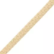 5mm braided polyester cord - Beige x1m