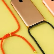 5mm braided polyester cord - Orange x1m