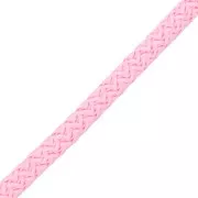 5mm braided polyester cord - Light pink x1m