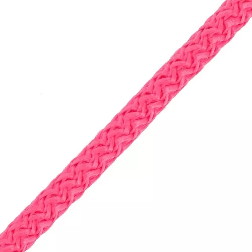 5mm braided polyester cord - Fuchsia x1m