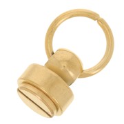 9x8mm 304 stainless steel Rivets with ring for cell phone shell - Gold x2