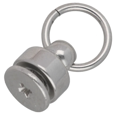 9x8 mm Rivets with Rings for Cell Phone Cases - 304L Stainless Steel x2