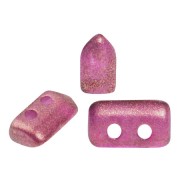 2x5mm Piros® Glass beads by Puca® - Halo Fuchsia x10g|raw }}