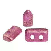 2x5mm Piros® Glass beads by Puca® - Halo Fuchsia x10g