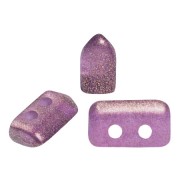 2x5mm Piros® Glass beads by Puca® - Halo Amethyst x10g