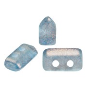 2x5mm Piros® Glass beads by Puca® - Halo Sky Blue x10g