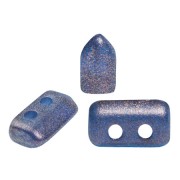 2x5mm Piros® Glass beads by Puca® - Halo Royal Blue x10g