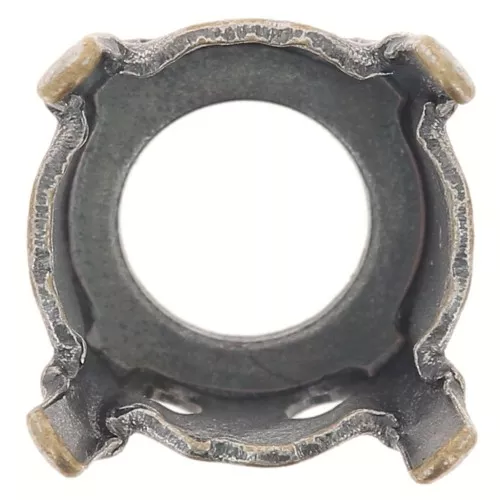 Cabochon PureCrystal setting 1028/1088/1122 8mm Old silver-colored