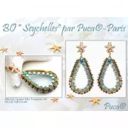 2.5x3mm Minos® by Puca® - Ice Slushy Blue Raspberry x5g