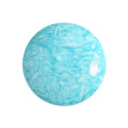 18mm Round glass cabochon by Puca® - Milky Turquoise x1|raw }}