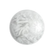 18mm Round glass cabochon by Puca® - Milky White x1|raw }}