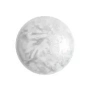18mm Round glass cabochon by Puca® - Milky White x1