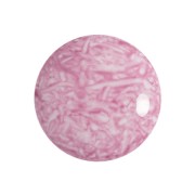 18mm Round glass cabochon by Puca® - Milky Light Amethyst x1