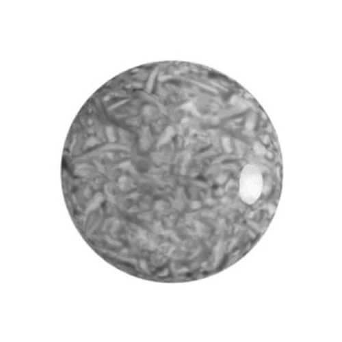 18mm Round glass cabochon by Puca® - Milky Grey x1