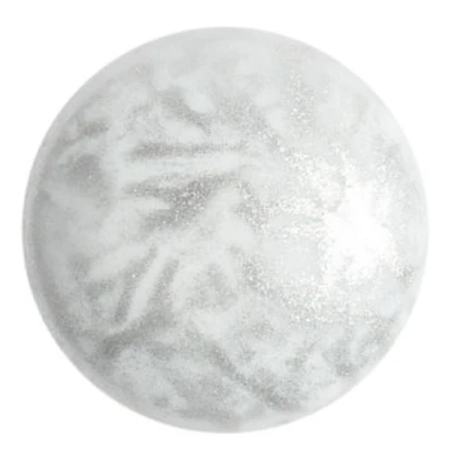 25mm Round glass cabochon by Puca® - Milky White x1
