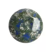 18mm Round glass cabochon by Puca® - Frost Royal New Picasso x1