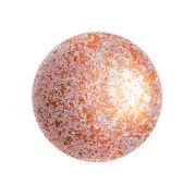 18mm Round glass cabochon by Puca® - Frost Sweet Pink Tweedy x1|raw }}