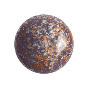 18mm Round glass cabochon by Puca® - Frost Parme Tweedy x1