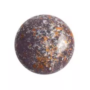 18mm Round glass cabochon by Puca® - Frost Parme Tweedy x1