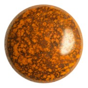 25mm Glass round cabochon by Puca® - Frost Tangerine Bronze x1