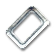 Cabochon setting PureCrystal 4627 27x18,5mm Silver-colored|raw }}