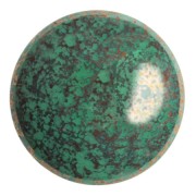 25mm Glass round cabochon by Puca® - Frost Jade Bronze x1|raw }}