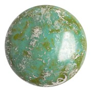25mm Glass round cabochon by Puca® - Frost Jade New Picasso x1|raw }}