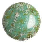 25mm Glass round cabochon by Puca® - Frost Jade New Picasso x1