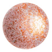 25mm Glass round cabochon by Puca® - Frost Sweet Pink Tweedy x1|raw }}