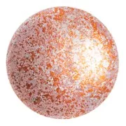 25mm Glass round cabochon by Puca® - Frost Sweet Pink Tweedy x1