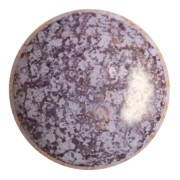 25mm Glass round cabochon by Puca® - Frost Sweet Pink Bronze x1