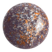 25mm Glass round cabochon by Puca® - Frost Parme Tweedy x1|raw }}